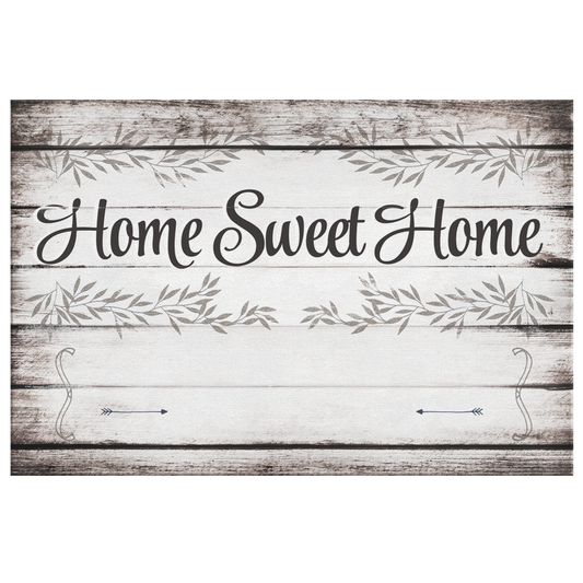 Personalized "Home Sweet Home" Premium Canvas