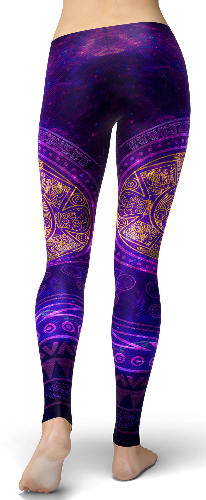Purple Aztec Leggings