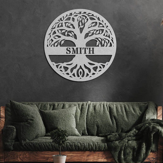 Personalized "Tree of Life" Custom Metal Sign