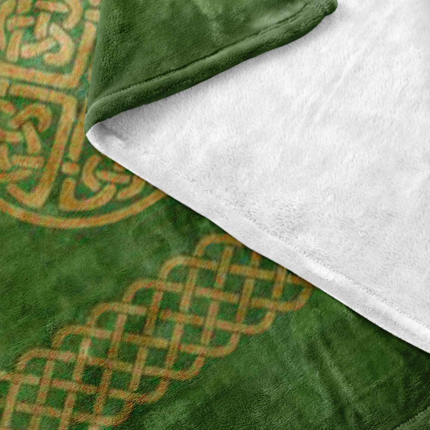 Celtic Knots Design Premium Irish Fleece Blanket