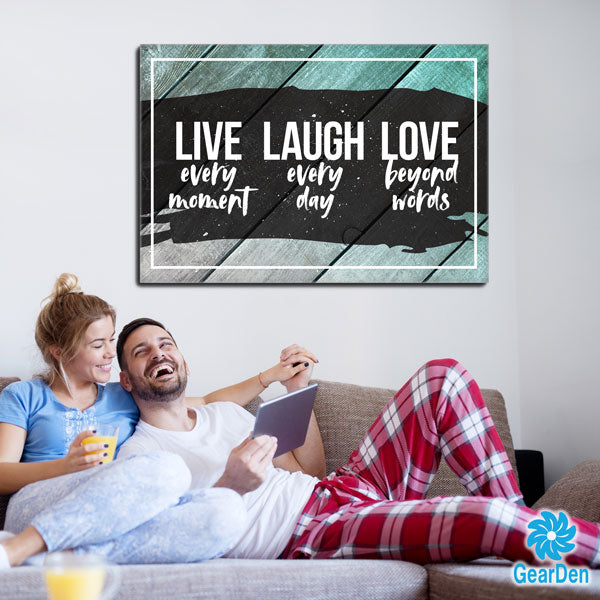 "Live Laugh Love" Premium Canvas