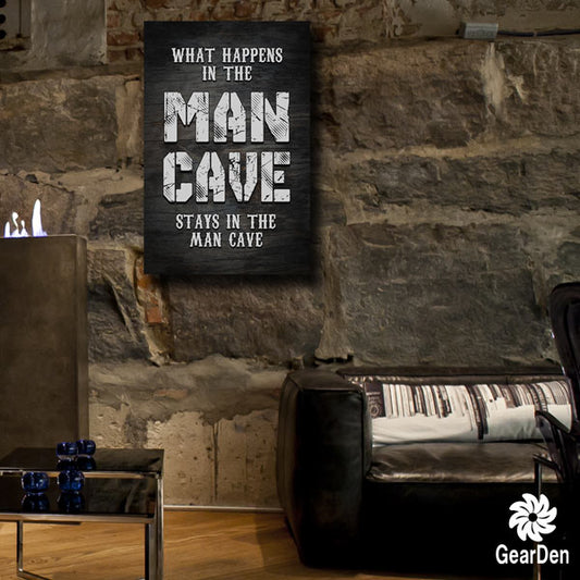 "Man Cave" Premium Canvas