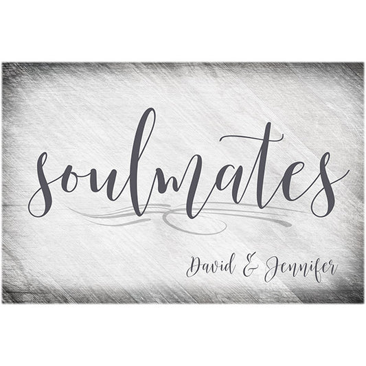 Personalized "Soulmates" Premium Canvas