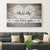 Personalized "Mom We Love You - Names On Background" Premium Canvas Wall Art