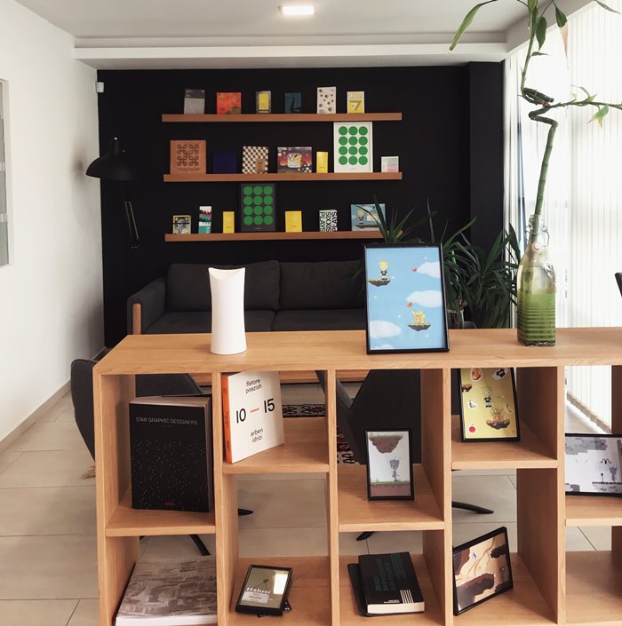 steps in styling an open shelf