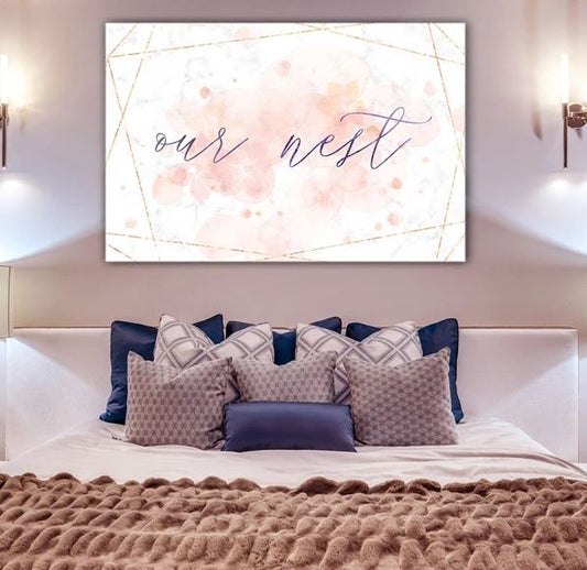 how to decorate around wall art