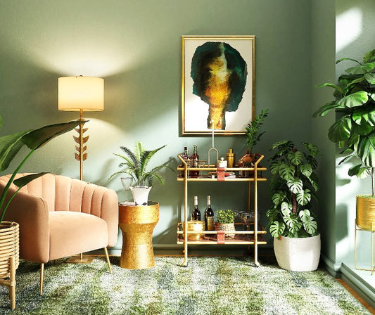 how to make a jewel box room on a budget
