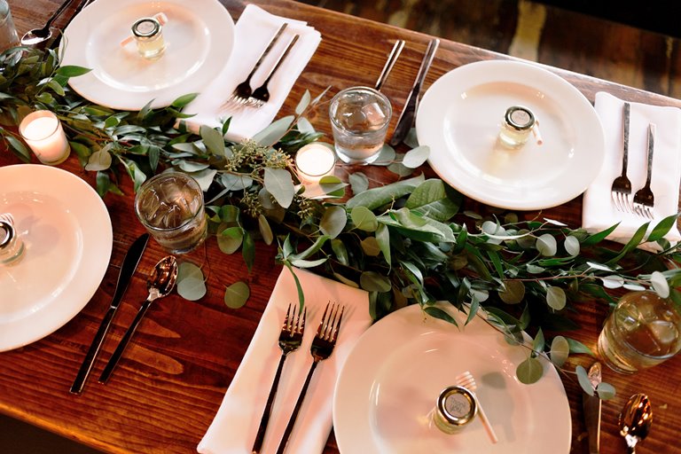 eco-friendly green decor for home and party