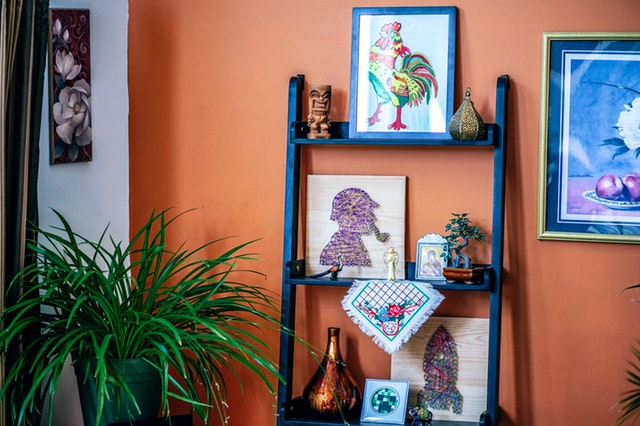 how to display wall art without hanging it