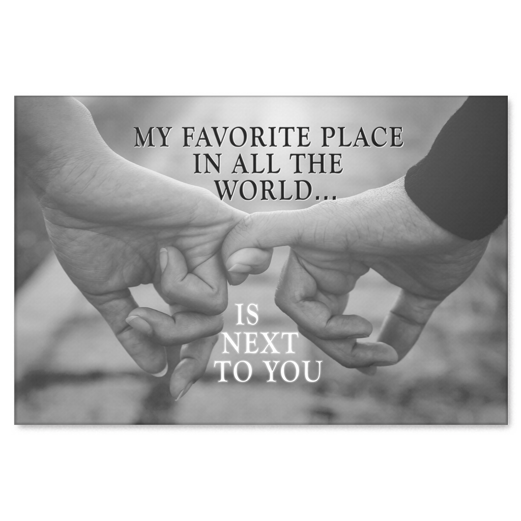 "My Favorite Place" Premium Canvas