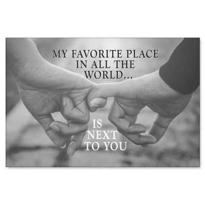 "My Favorite Place" Premium Canvas