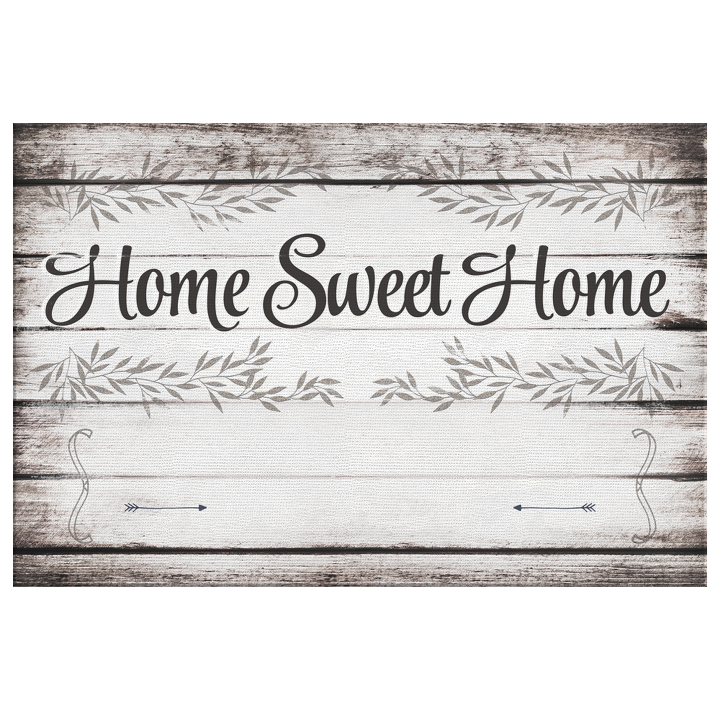 Personalized "Home Sweet Home" Premium Canvas