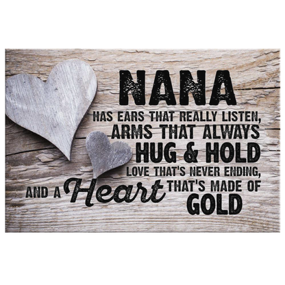 "Nana Has..." Premium Canvas