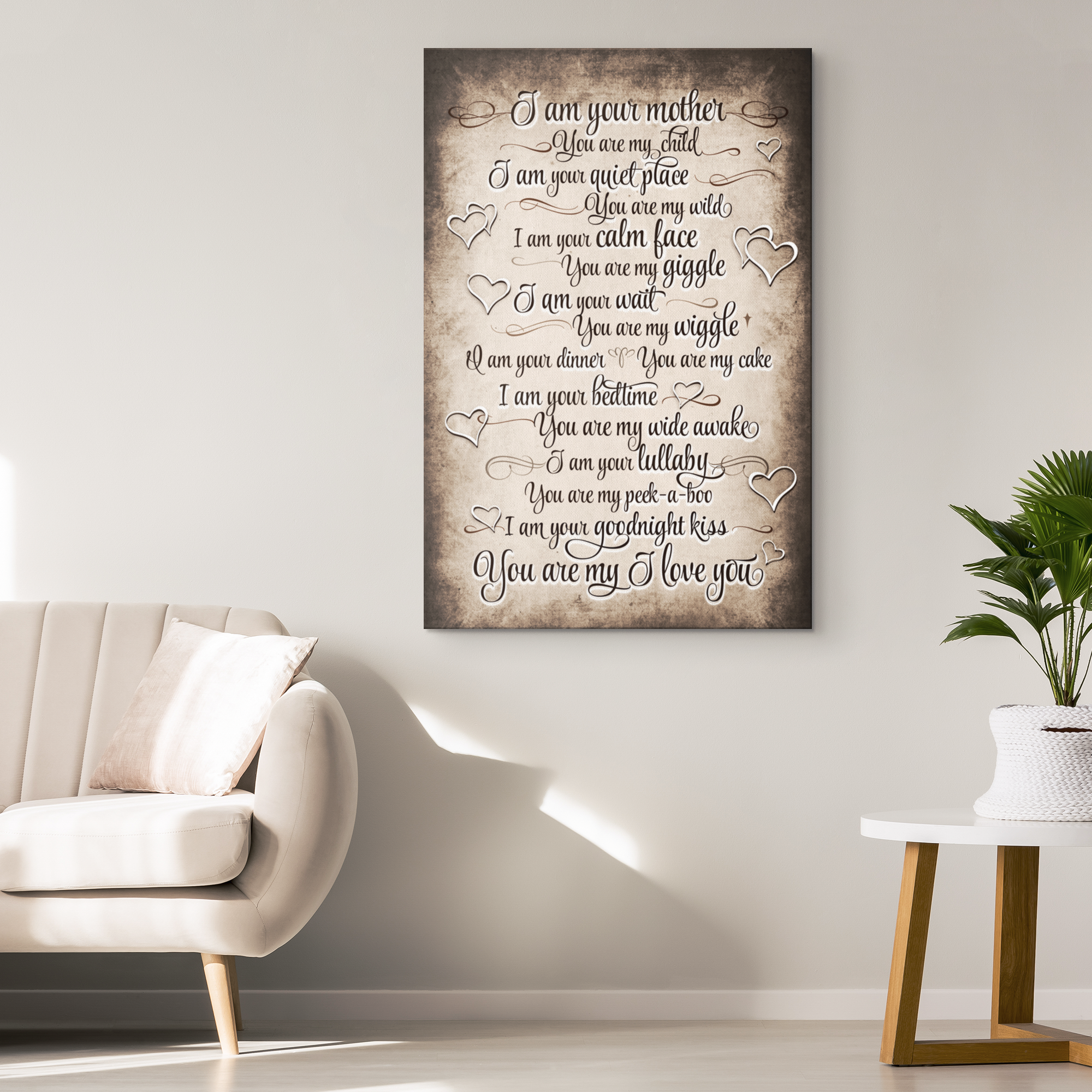 "I Am Your Mother, You Are My Child" Premium Canvas