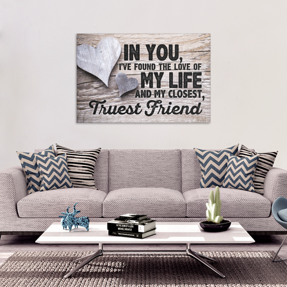 "Love of My Life" Premium Canvas
