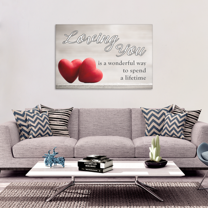 "Loving You" Premium Canvas