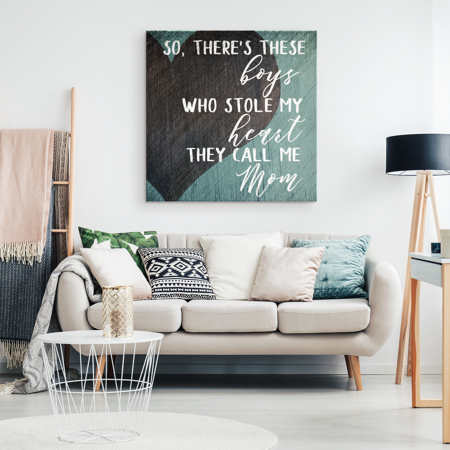 "These Boys Who Stole My Heart" Premium Canvas