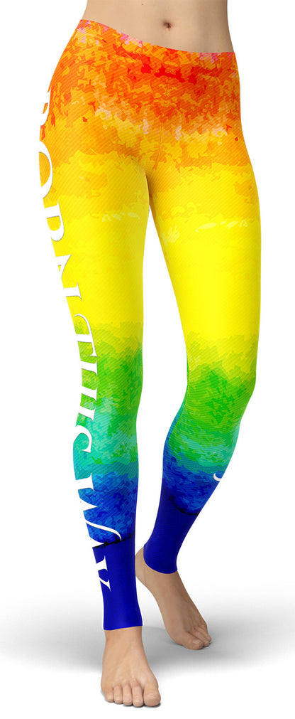 "Born This Way" Pride Leggings