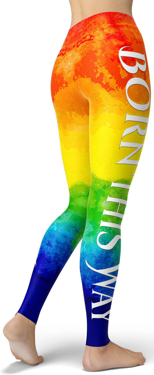 "Born This Way" Pride Leggings