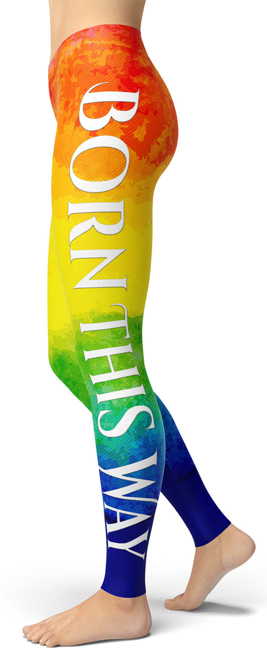 "Born This Way" Pride Leggings