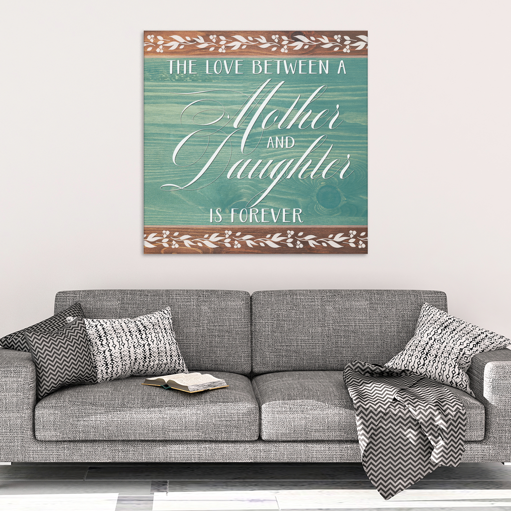 "The Love Between a Mother and Daughter" Premium Canvas