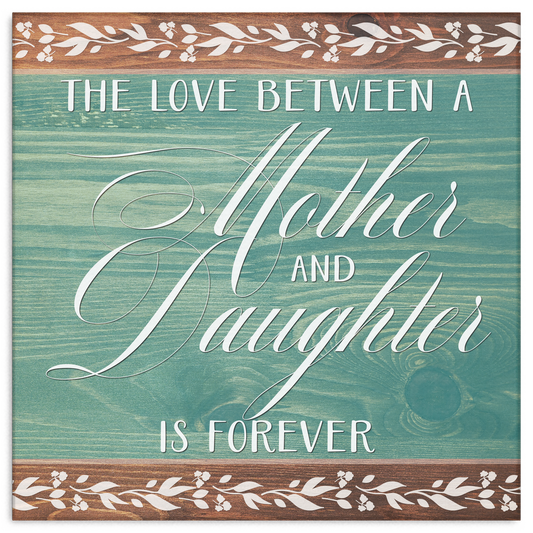 "The Love Between a Mother and Daughter" Premium Canvas