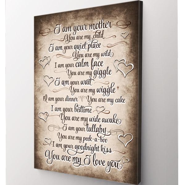 "I Am Your Mother, You Are My Child" Premium Canvas