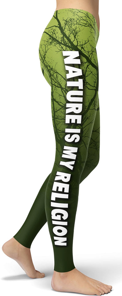 Nature is My Religion Leggings