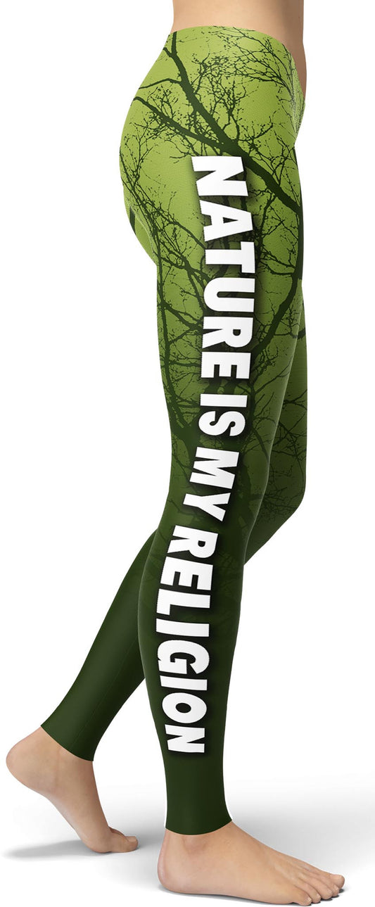 Nature is My Religion Leggings