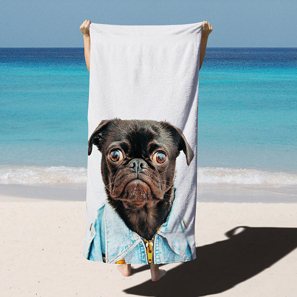 Personalized Photo Beach Towel - Add Any Image!