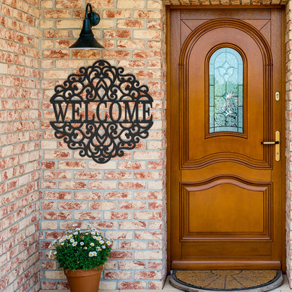 Premium "Welcome" Metal Sign
