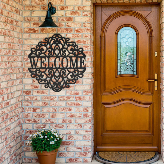 Premium "Welcome" Metal Sign