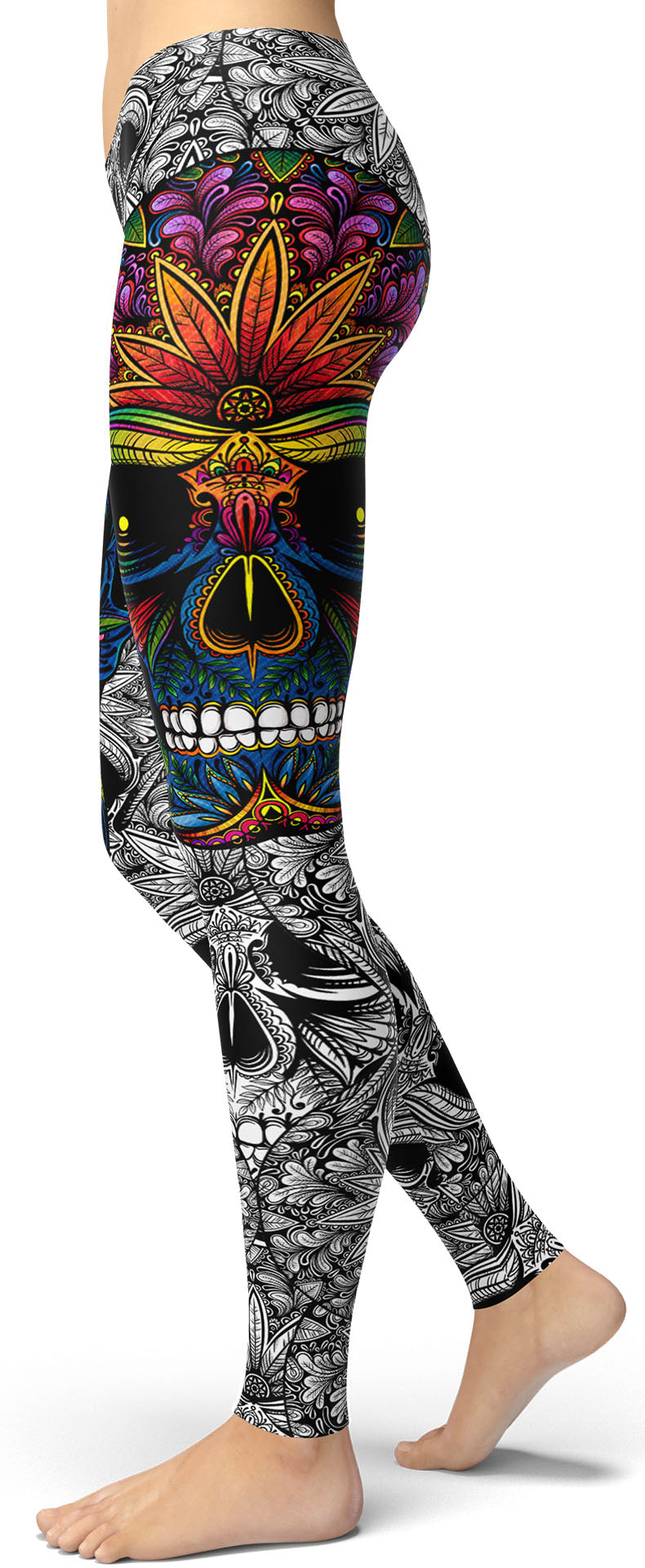 Rainbow Skull Leggings