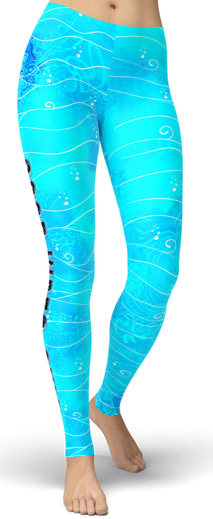 "Good Vibes Only" Leggings