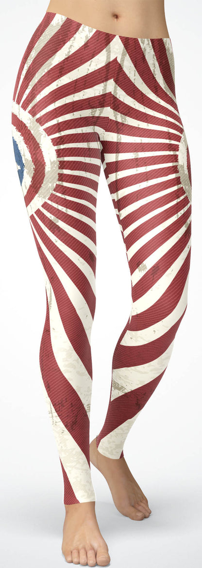 American Swirl Leggings