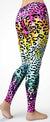 Rainbow Leopard Skin Leggings