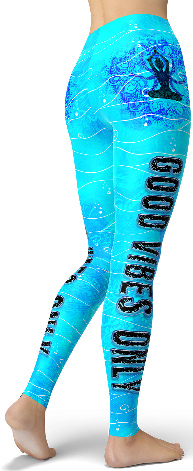 "Good Vibes Only" Leggings