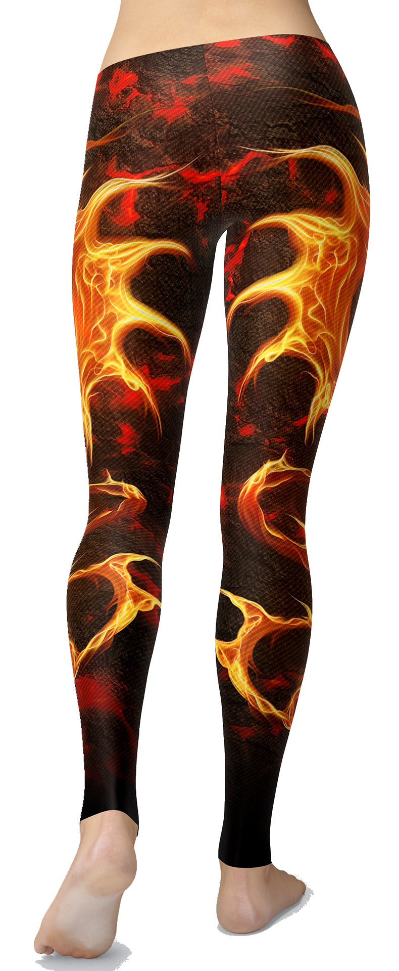 Womens Japanese Dragon Leggings - AmandaLeeSwagger