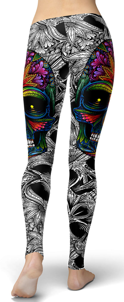 Rainbow Skull Leggings
