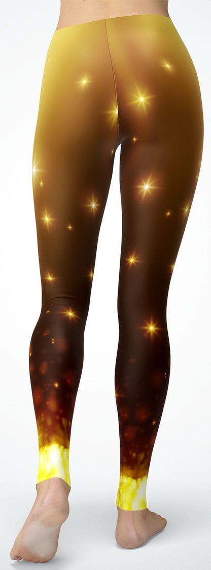 Falling Gold Leggings