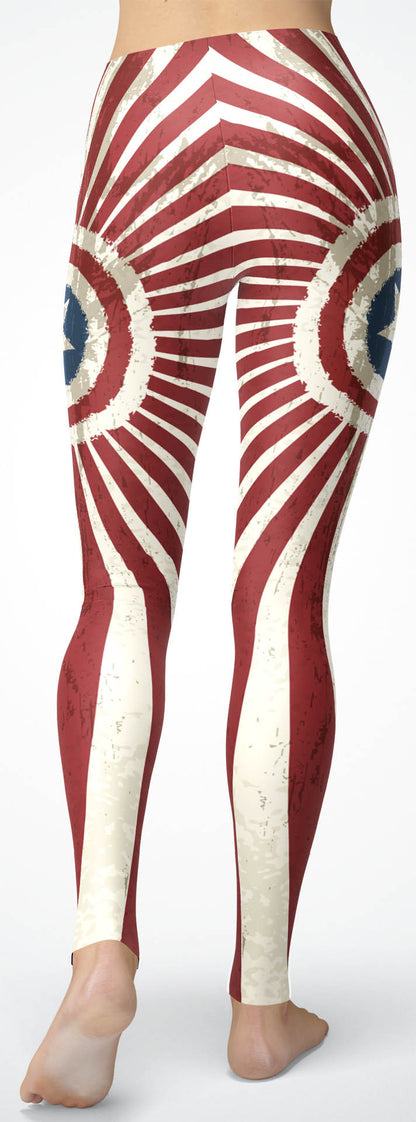 American Swirl Leggings