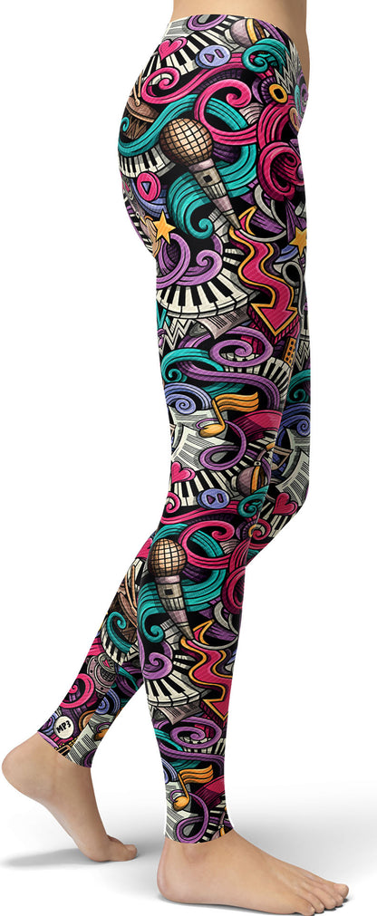 Music Teacher Leggings