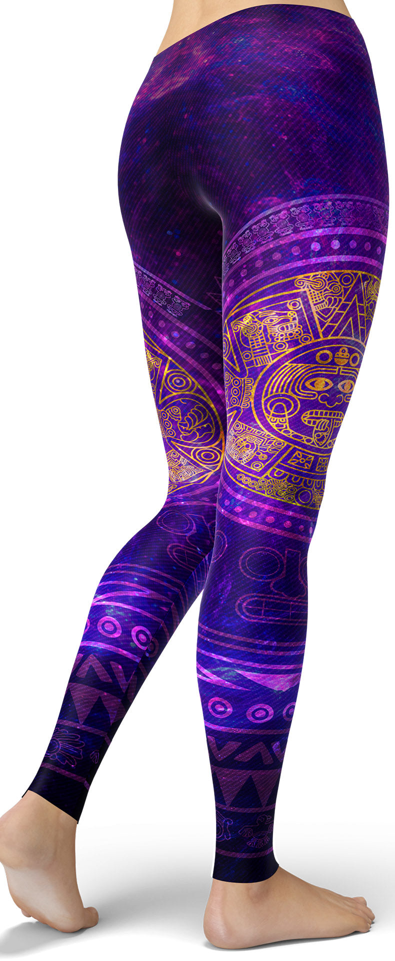 Purple Aztec Leggings