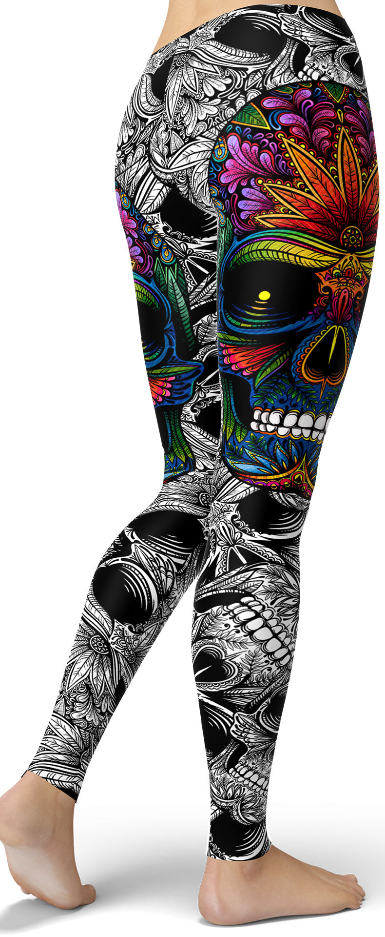 Rainbow Skull Leggings