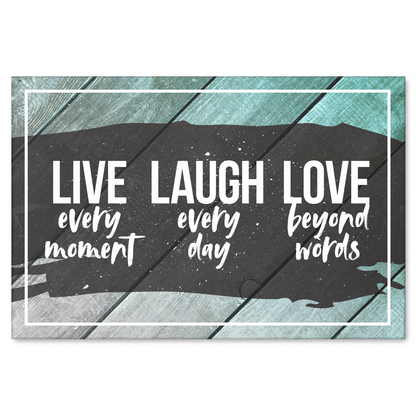 "Live Laugh Love" Premium Canvas