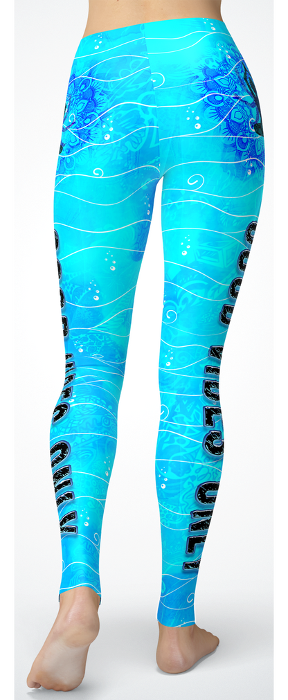 "Good Vibes Only" Leggings