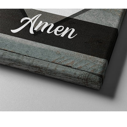 Personalized "Bless The Food Family Love" Premium Canvas