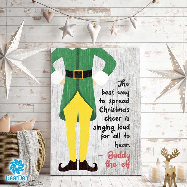 Hamper with Elf wall art - Gear Den