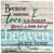 Personalized "Someone I Love is in Heaven" Premium Canvas