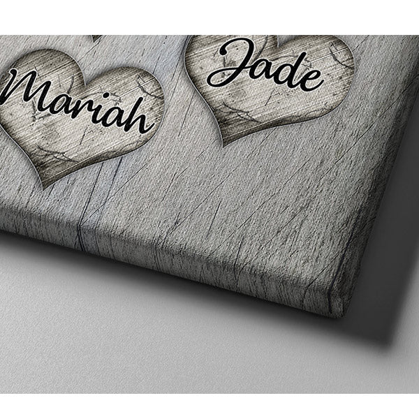Personalized "Family... Love" Premium Canvas